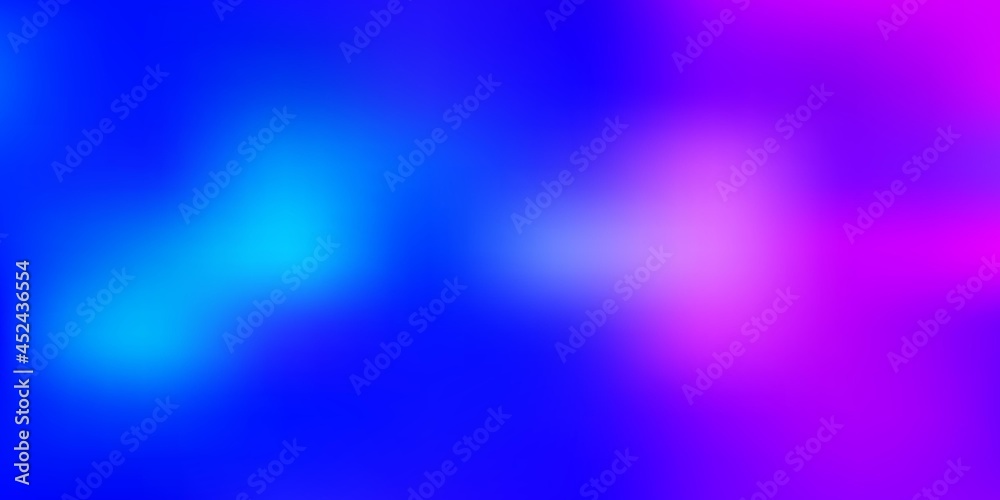 Light pink, blue vector gradient blur template.