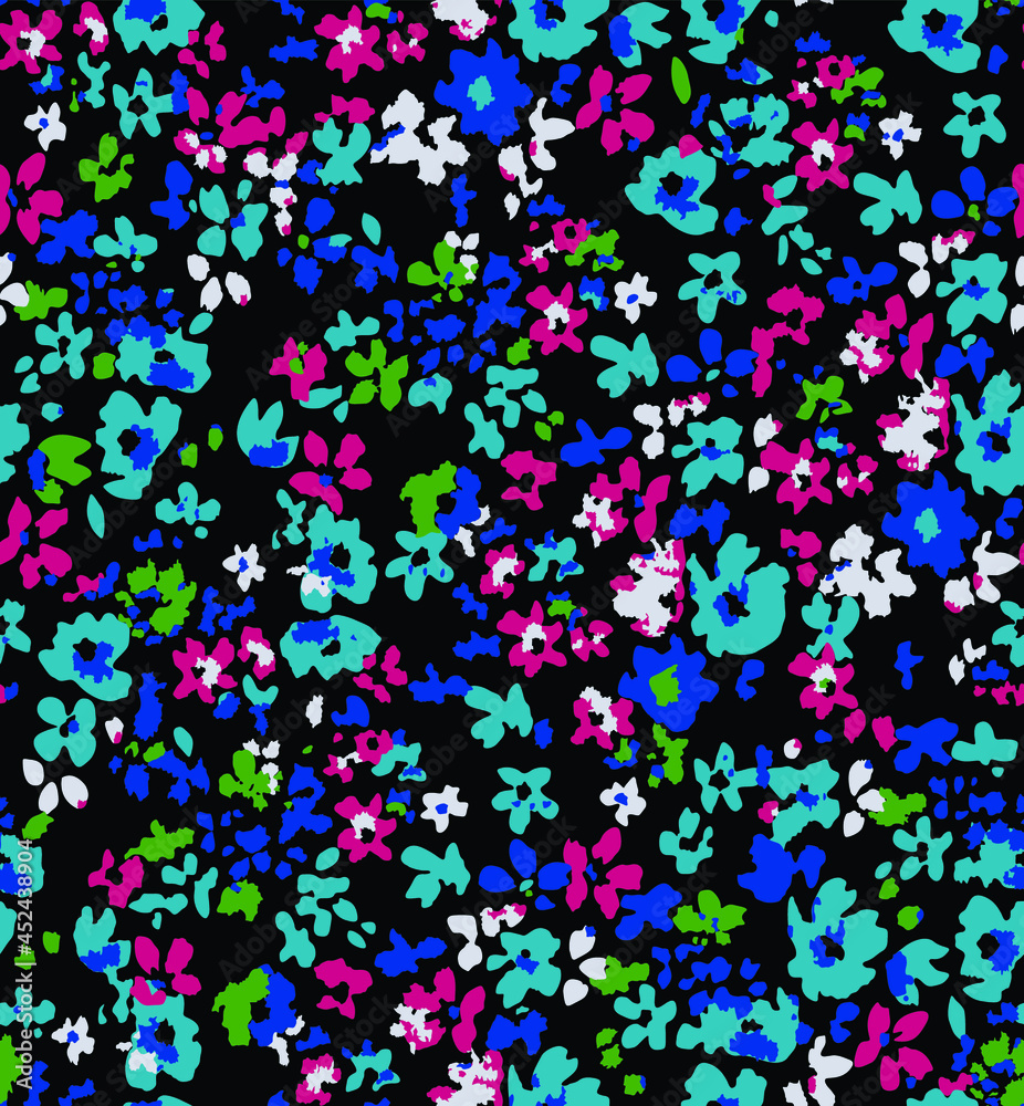 floral cute small flowers seamless design