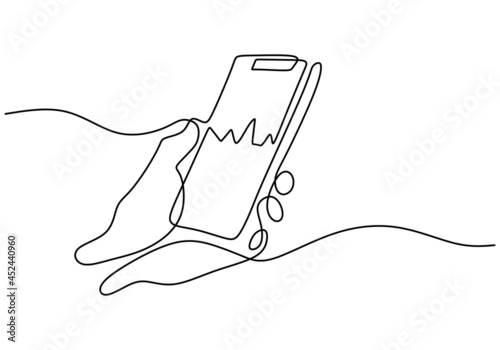 Continuous one line drawing...