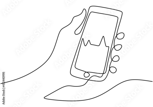 Continuous one line drawing...