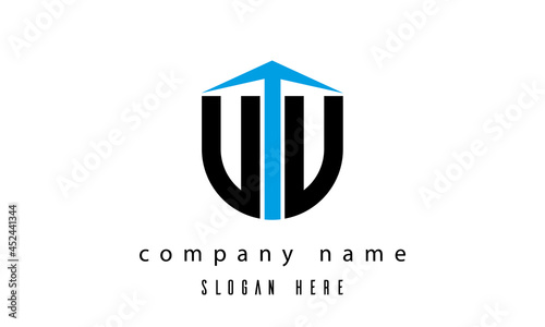 Free Download UU shield creative latter logo vector - GFXLoad