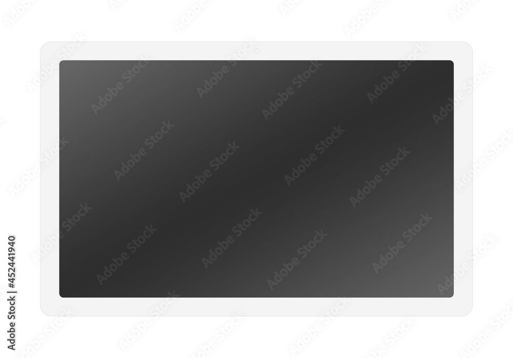 Tablet mockup with empty blank screen design Tablet mockup with empty blank screen design
