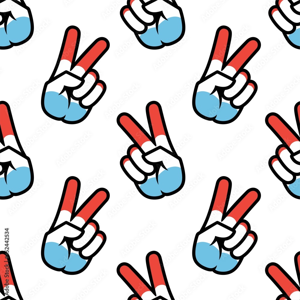 Luxembourg flag in the form of a peace sign. Seamless background. Gesture V victory sign, patriotic sign, icon for apps, websites, T-shirts, souvenirs, etc., isolated on white background Luxembourg flag in the form of a peace sign. Seamless background. Gesture V victory sign, patriotic sign, icon for apps, websites, T-shirts, souvenirs, etc., isolated on white background