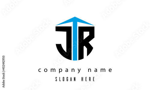 Free Download JR shield creative latter logo vector - GFXLoad