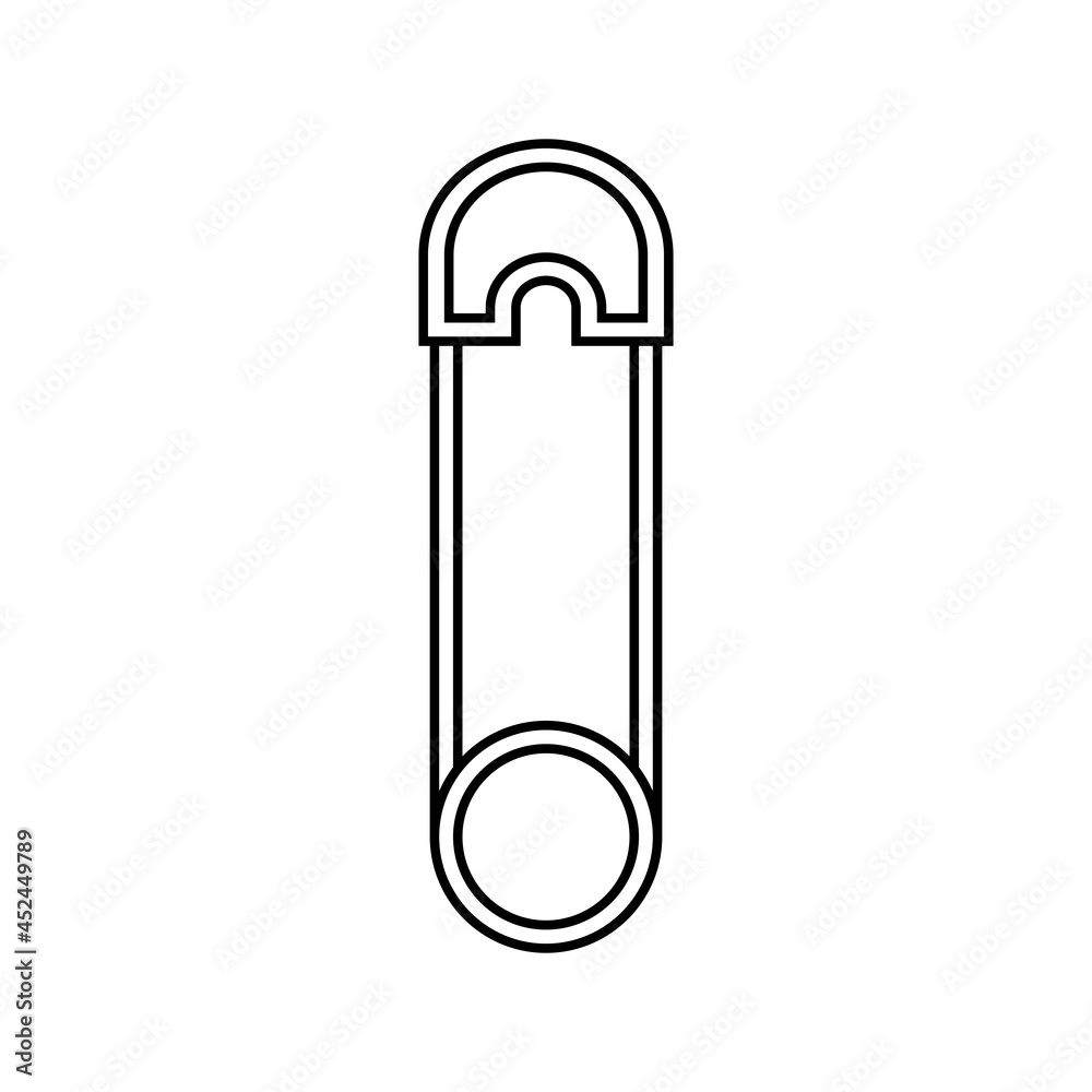 Safety pin icon Safety pin icon
