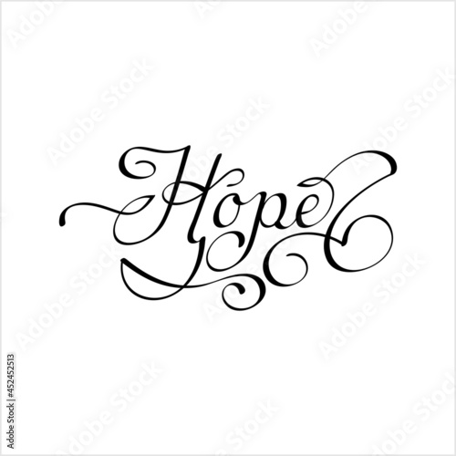 Hope Hand Drawn Pen Ink Style M_2108001