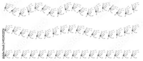 elegant spider web halloween page divider