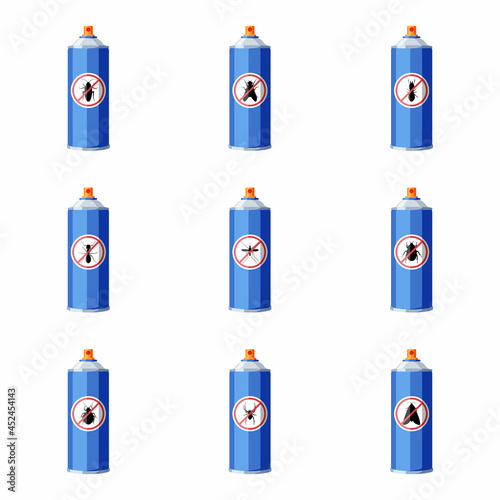  insect reppelent bottle icon isolated on white background