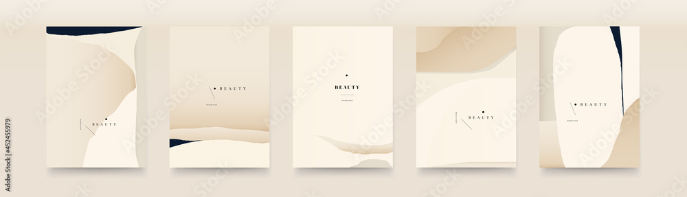 Minimalist contemporary abstract universal background templates. Modern elegant design.