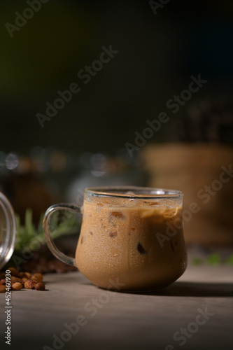 Iced latte, Iced Espresso Coffee It is a beverage made up of coffee, milk and ice.