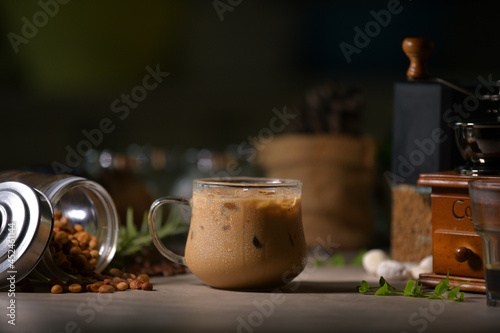 Iced latte, Iced Espresso Coffee It is a beverage made up of coffee, milk and ice.