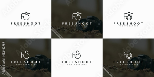 photographer logo with initial FS, reference for business