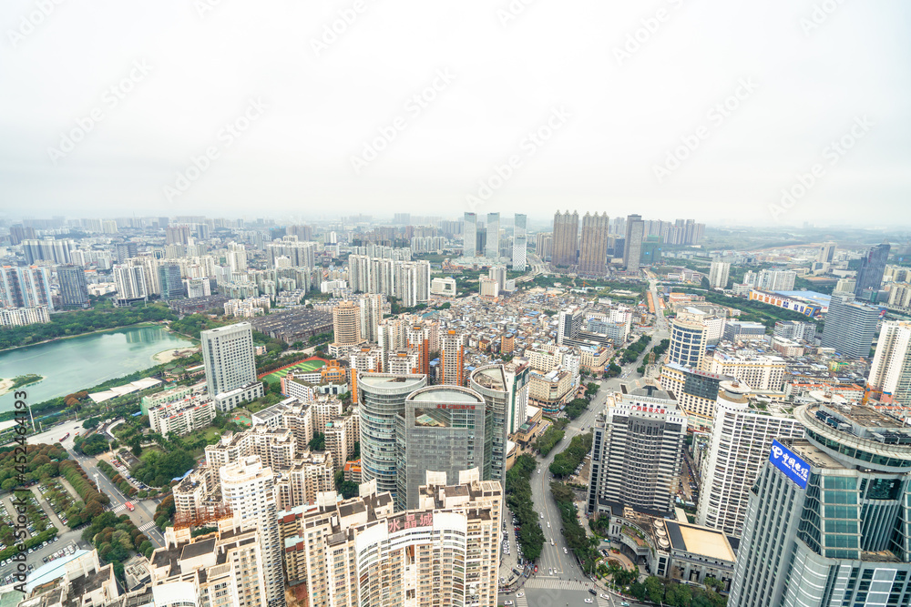 Urban buildings in Nanning, capital of Guangxi Province, China