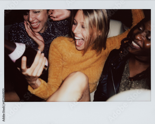 Canvas Print People enjoying a party