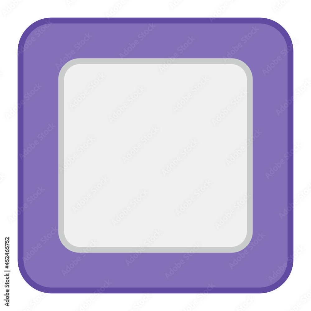 A flat design icon of media button A flat design icon of media button