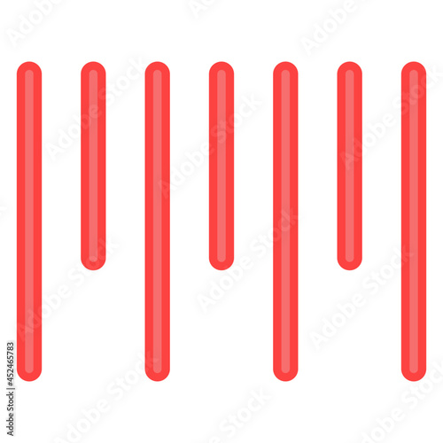 An icon design of music nota