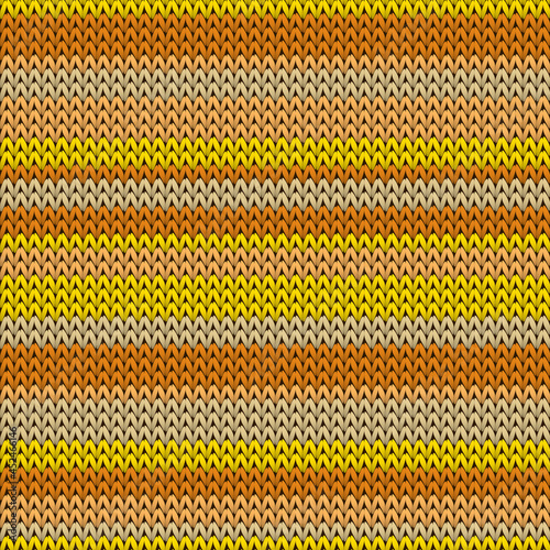 Fashionable horizontal stripes christmas knit
