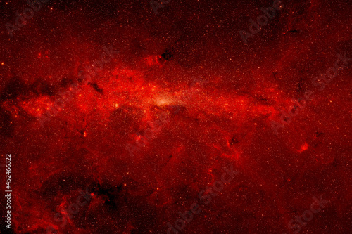 Dark red space background. Elements of this image furnished by NASA.