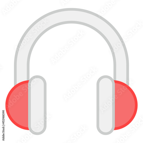 A unique design icon of headphones