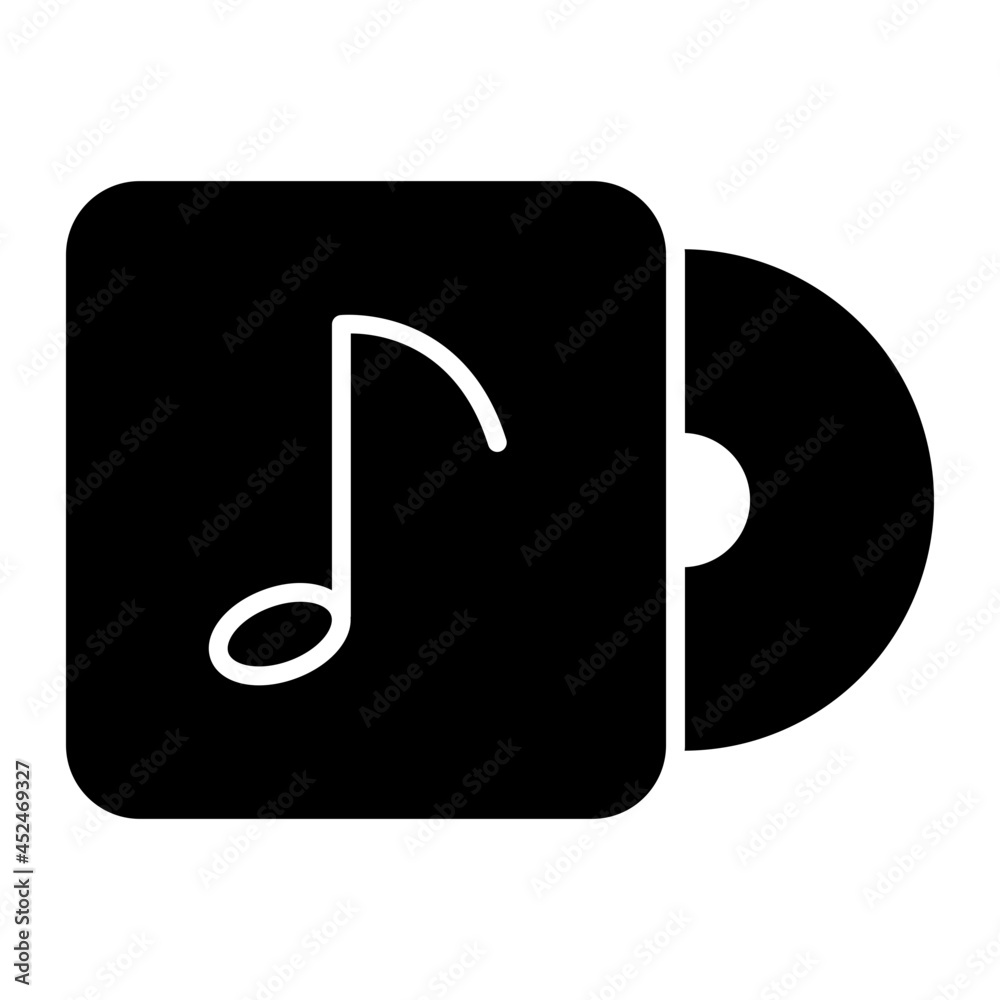 A perfect design icon of disc cover A perfect design icon of disc cover