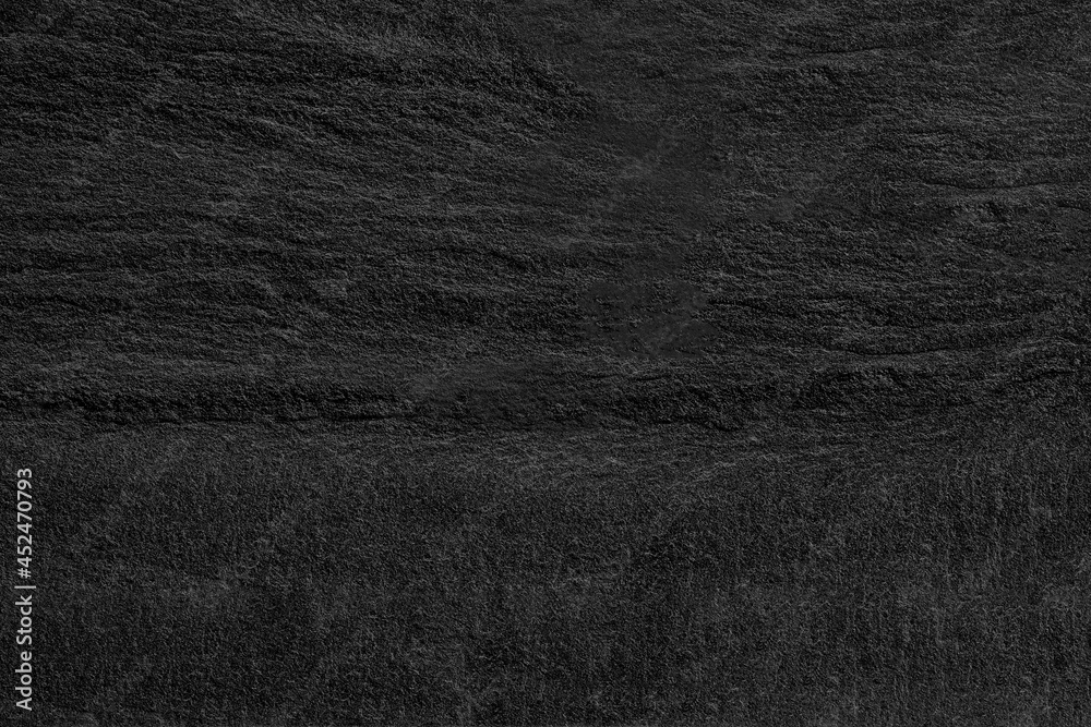 Fototapeta premium Dark grey black slate background or texture.