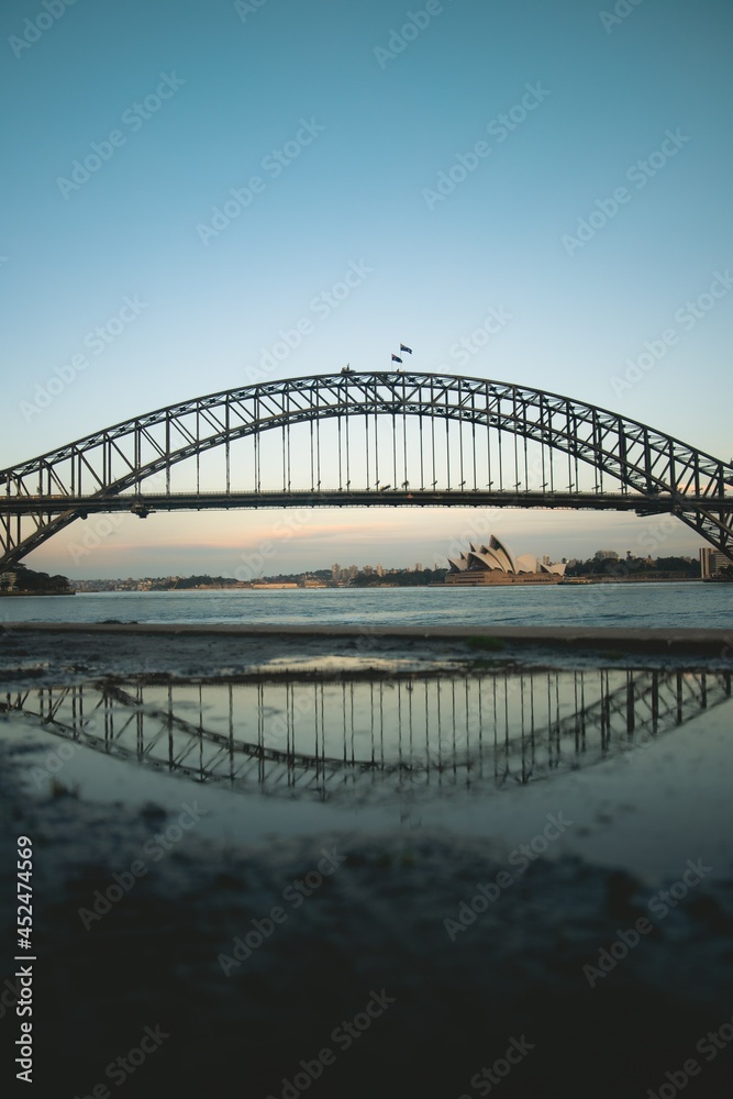 Obraz premium city harbour bridge