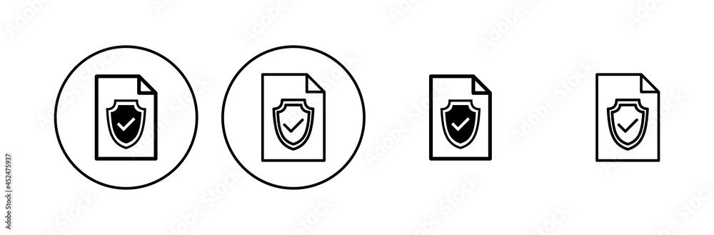 Insurance icon set. insurance symbol vector Insurance icon set. insurance symbol vector