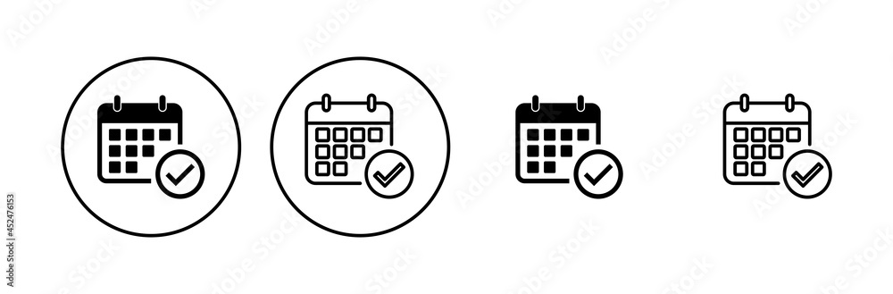 Calendar icon set. Calender symbol. calendar vector icon Calendar icon set. Calender symbol. calendar vector icon