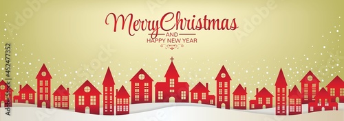 merry christmas art vector background