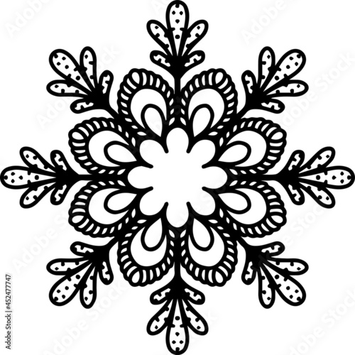 Mandala Art can be used for artwork decoration  coloring or tattoo design.