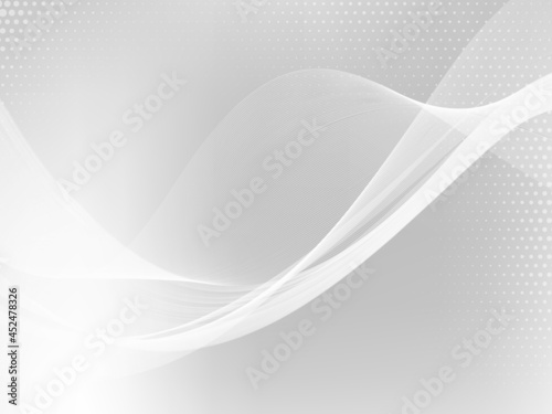 Abstract grey pattern smoke flowing wave dynamic background