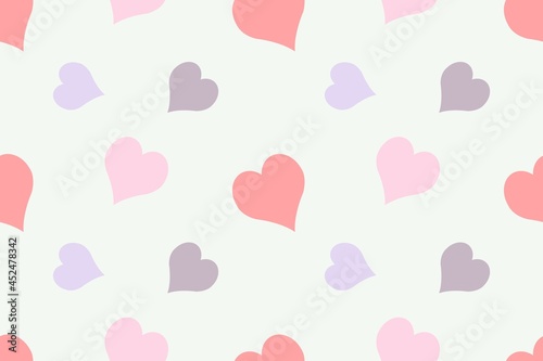 Cute Love Seamless Pattern Design