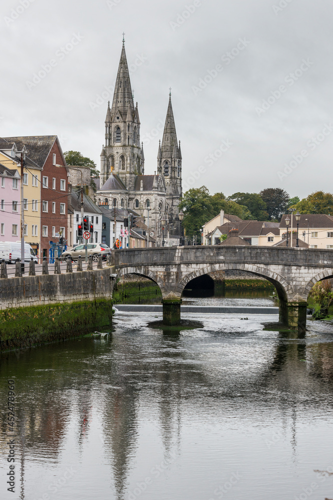 St. Fiber's Cathedral in the city of Cork in southern Ireland.