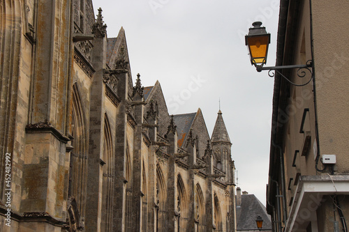 our lady church in saint-lô in normandy (france) 