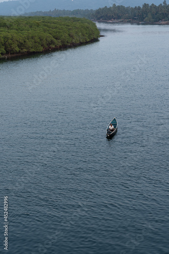 boat on the lake