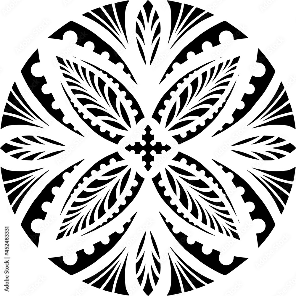 Mandala Art can be used for artwork decoration, coloring or tattoo design.