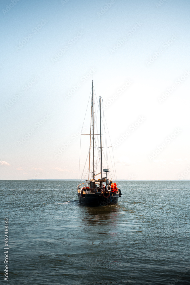 Yacht at sea Yacht at sea