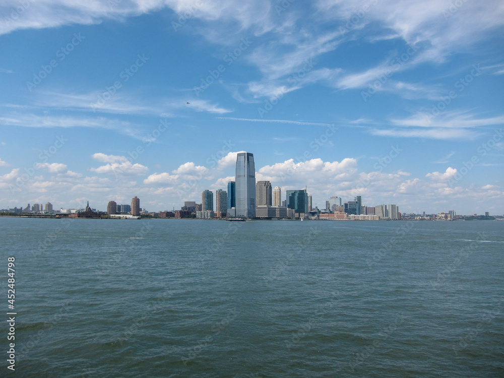 A view of New York from the sea
