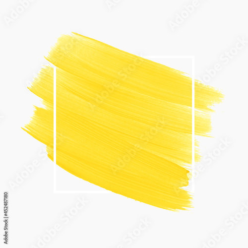 Logo brush watercolor paint artwork isolated over white background vector. Perfect design for headline and sale banner. 