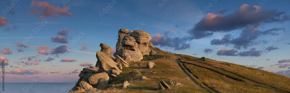 The summit of Southern Demerdji mountain (Alenga rocks), Alushta, Crimea