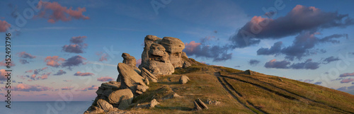 The summit of Southern Demerdji mountain (Alenga rocks), Alushta, Crimea