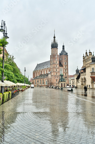 Krakow, Old Town landmarks, HDR Image