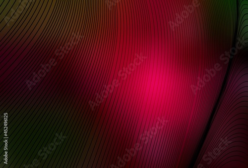 Dark Green, Red vector template with lines.