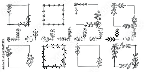 Botanical frame set 2