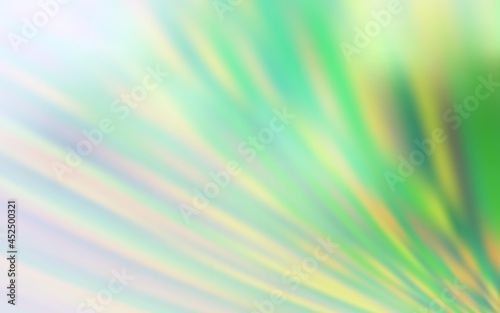 Light Green vector layout with flat lines. Lines on blurred abstract background with gradient. Pattern for ad, booklets, leaflets.