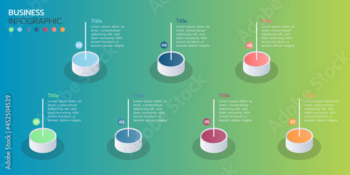 infographic template have step or option.vector illustration style design for business,class or shop online,presentation,element.