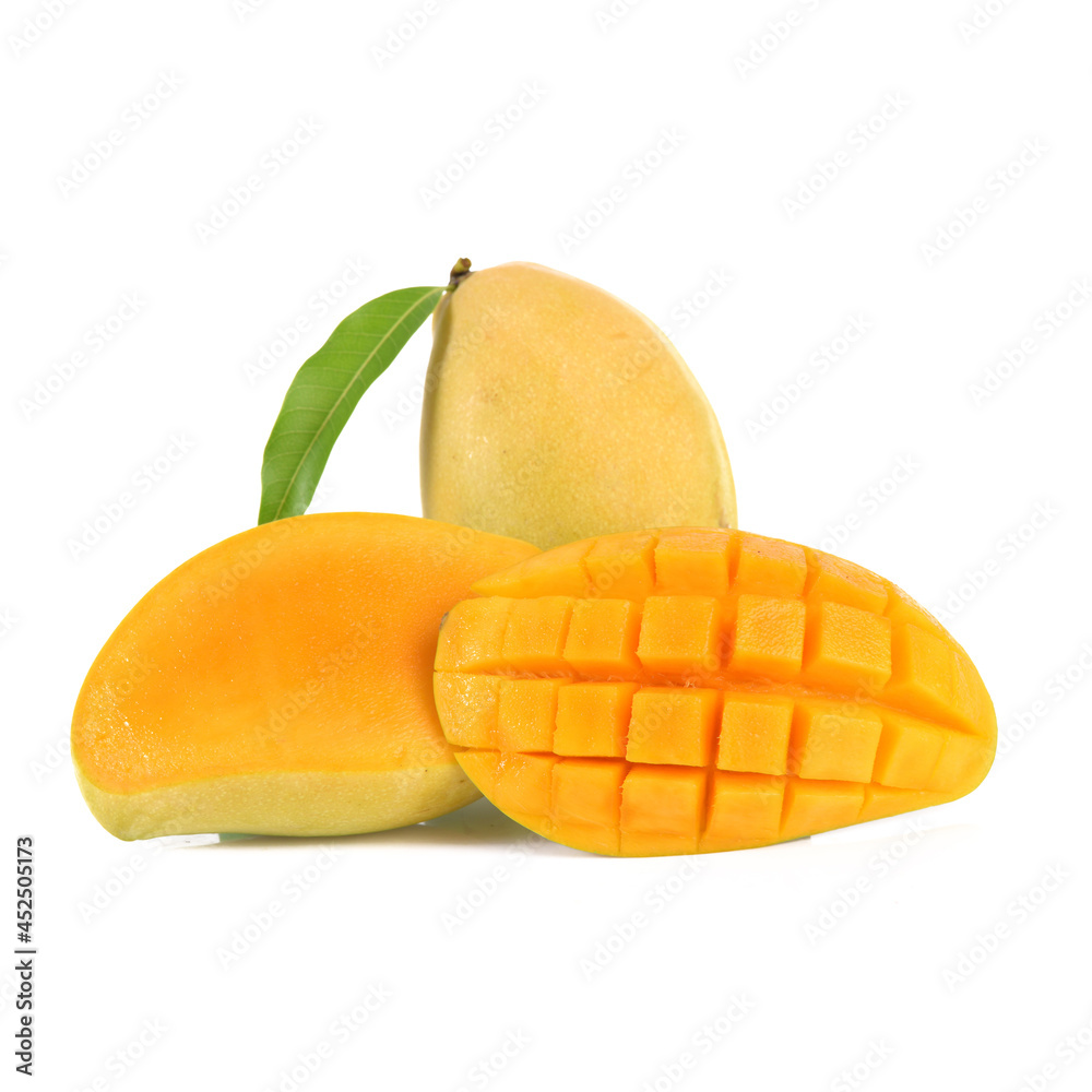 mango fruit isolated on white background mango fruit isolated on white background