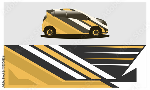 Wrap Car Design Vector Theme Template © HardTeam