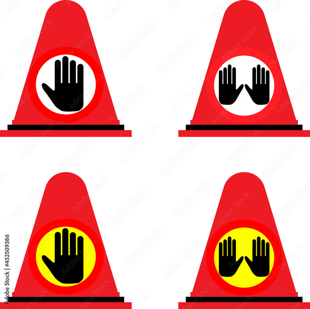 アイコン 警告 禁止 入るな 表示 Stock Vector | Adobe Stock
