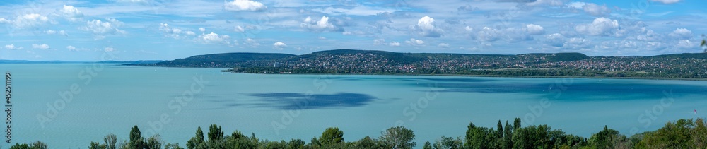 Sunny coast of Lake Balaton in Hungary Sunny coast of Lake Balaton in Hungary